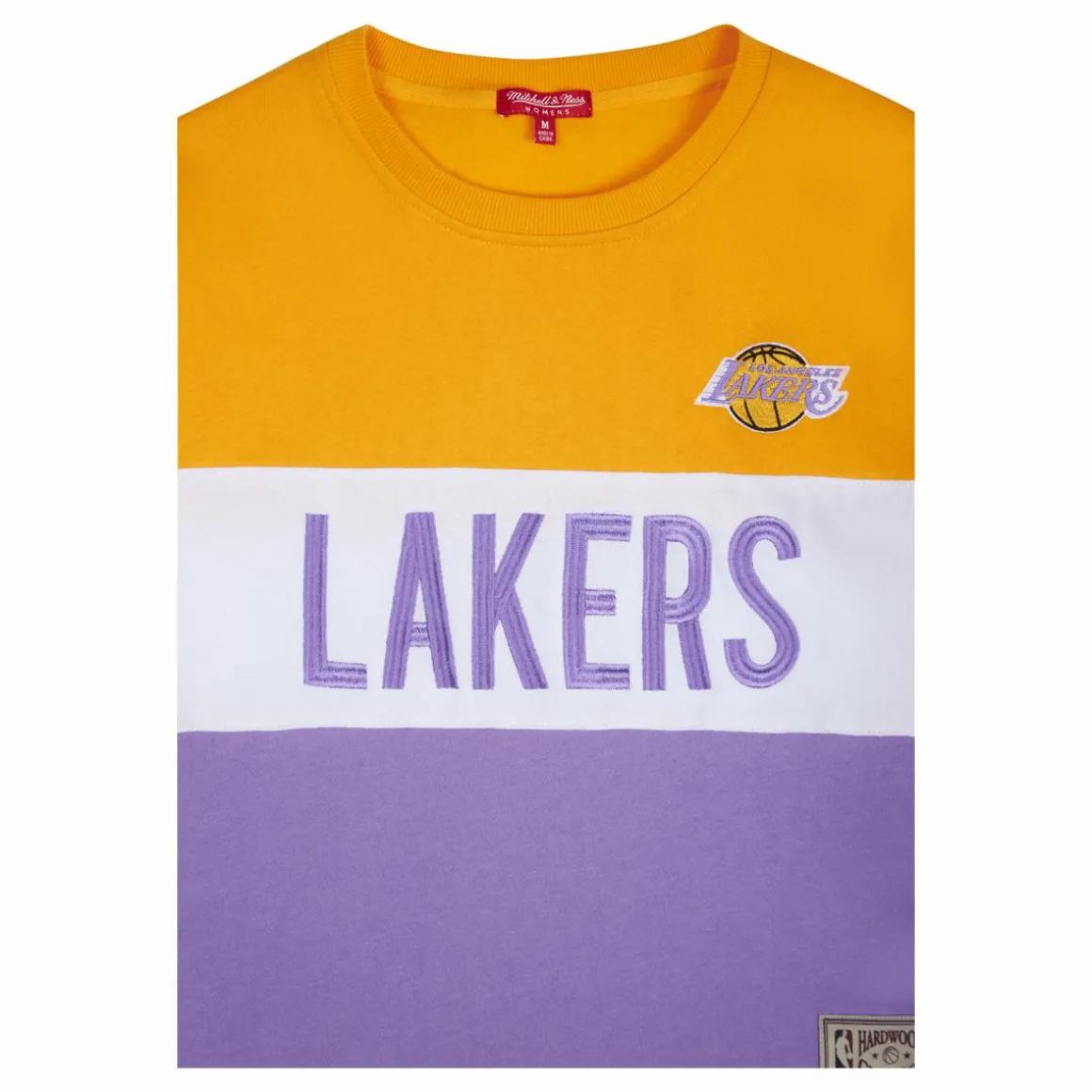 Women's Lakers Color Block Crew 2.0