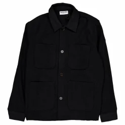 Wool Overshirt Black