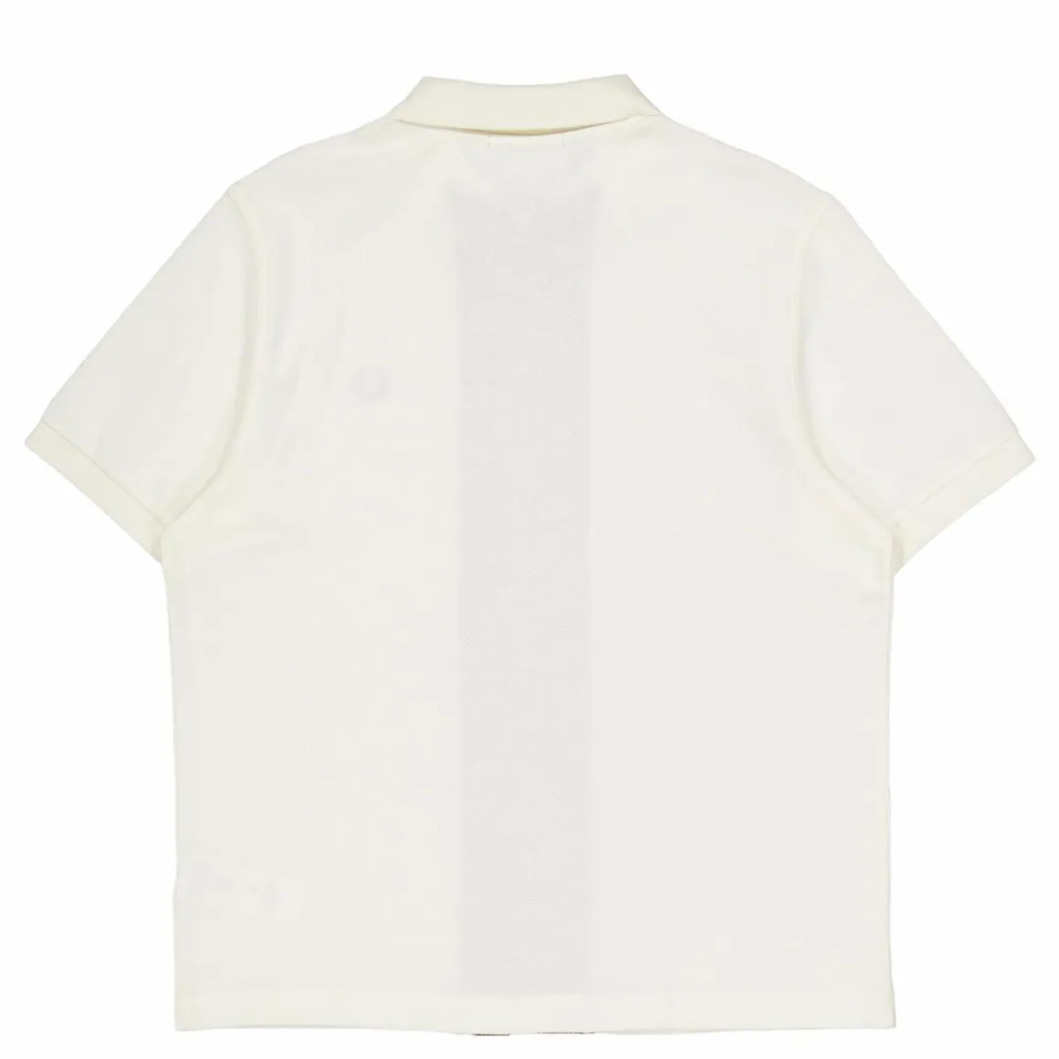 Zip Polo Shirt Light Ecru